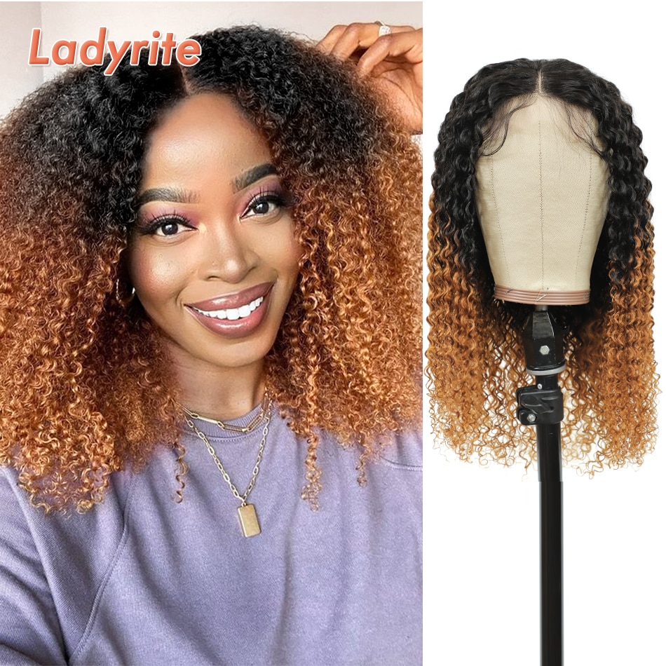 Kinky Curly Lace Front Wig Full Lace Front Human H..
